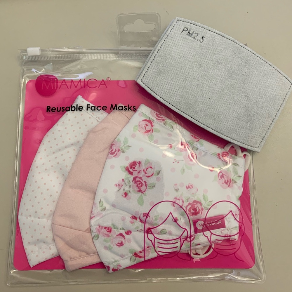 MIAMICA Reusable Face Masks & PM2.5 Filters